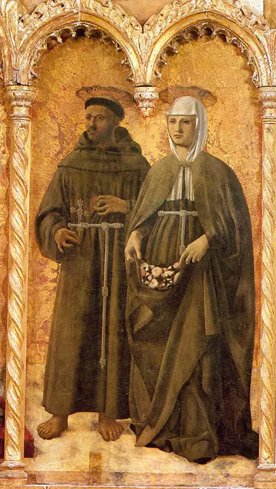 St Francis and St Elizabeth Piero della Francesca